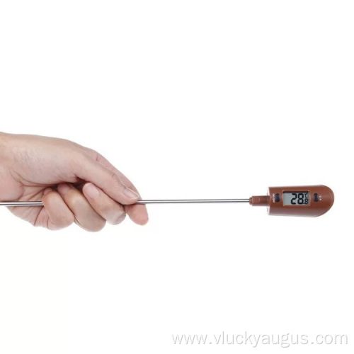 LCD Display Silicone Spatula Digital Cooking Thermometer